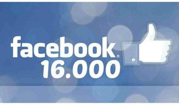 16000 fans facebook
