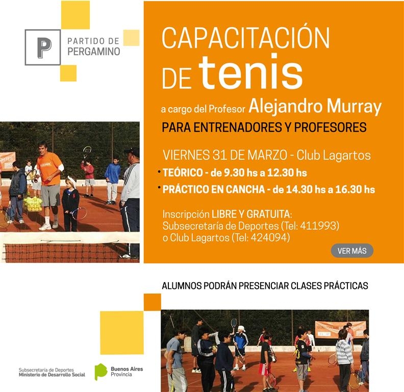 capacitacion de tenis