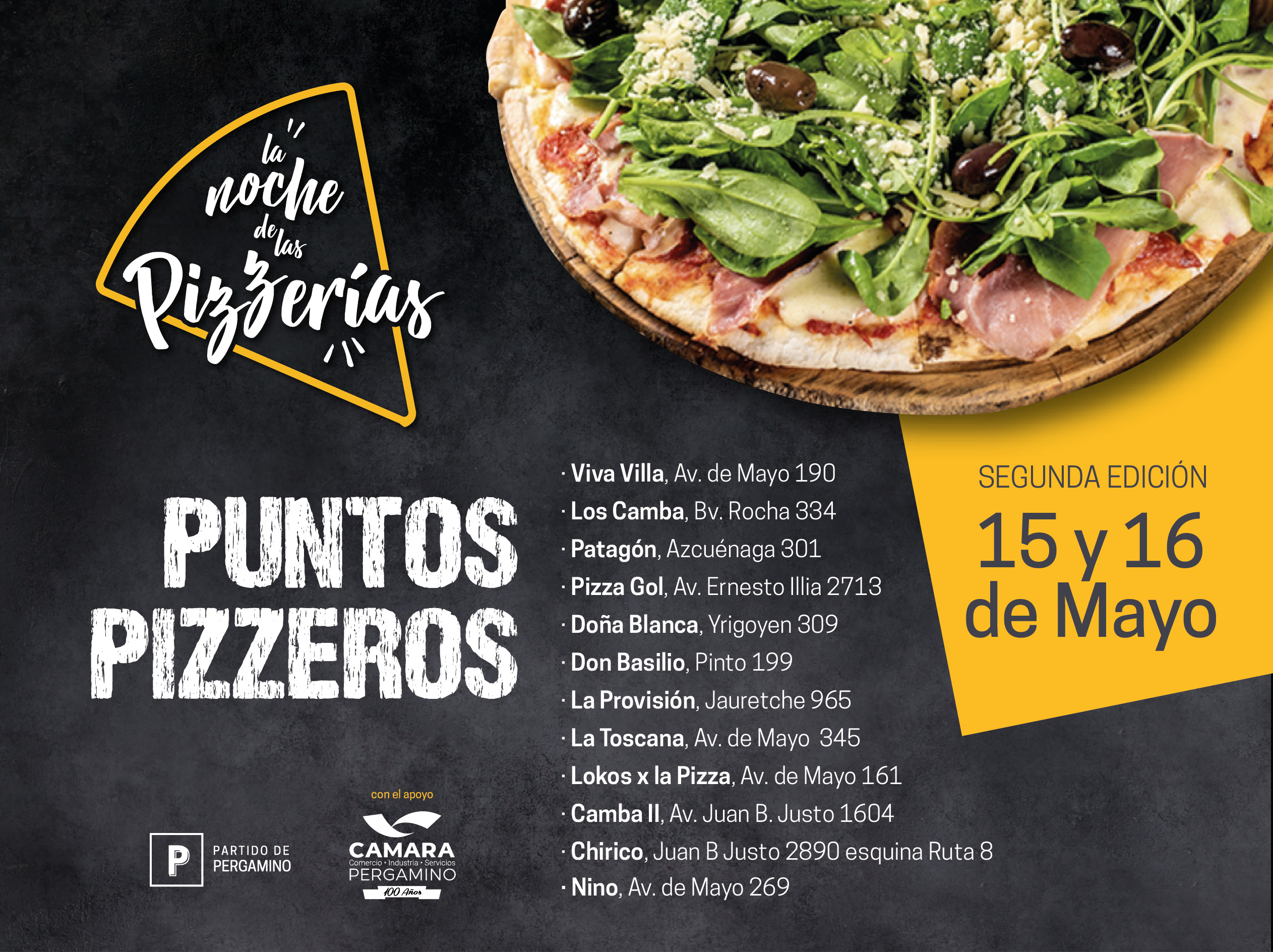 La Noche de las Pizzerias