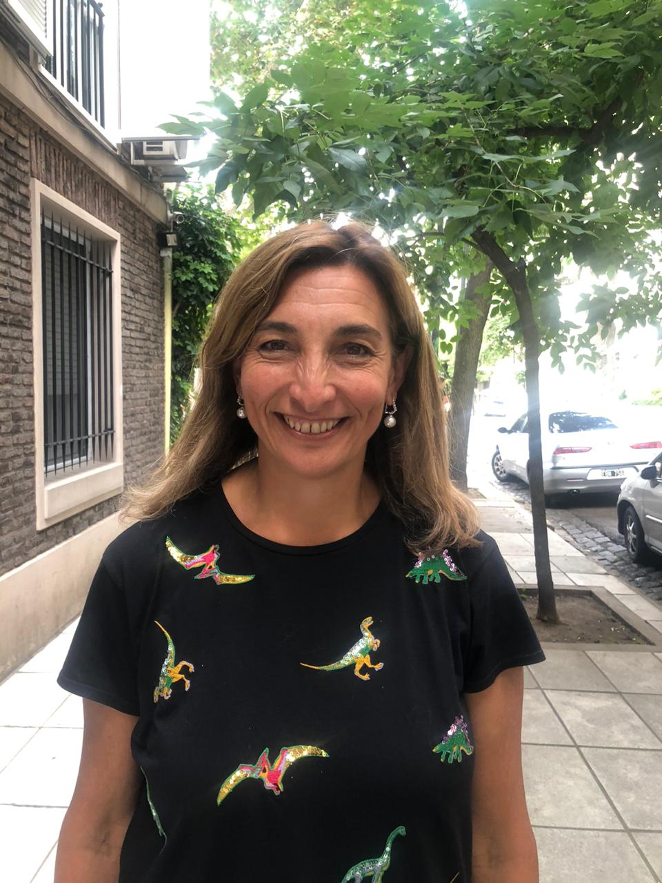 Merecedes Paz relajada por las calles de Buenos Aires, disfruta de la clasificación.