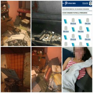 agresion policia y destrozo vivienda 2