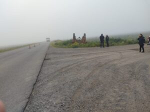 vuelco maquinaria rojas