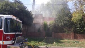 incendio casa deshabitada
