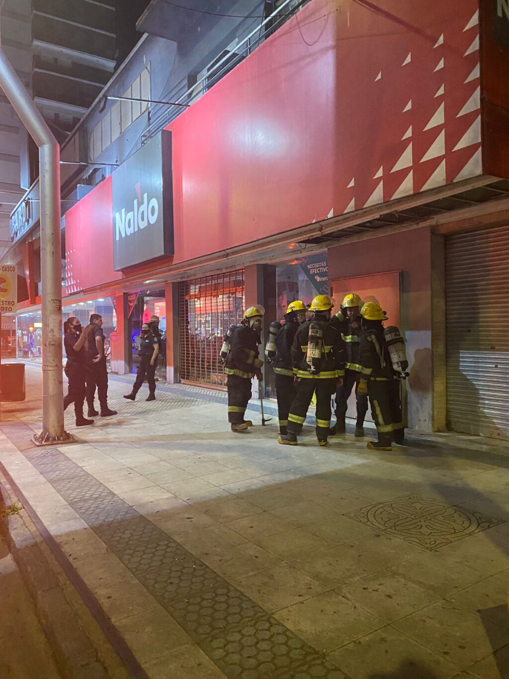 naldo falso incendio