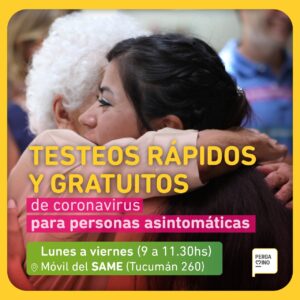 testeos rapidos lunes