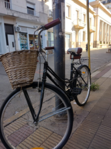 bicicleta negra