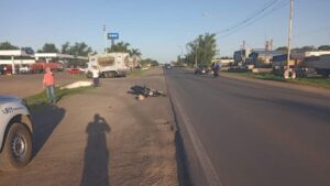 moto accidente ruta 8