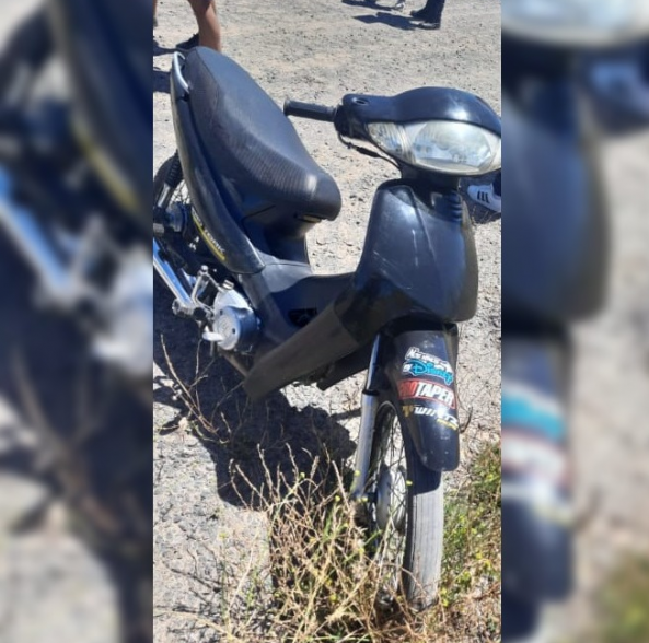 moto abandonada
