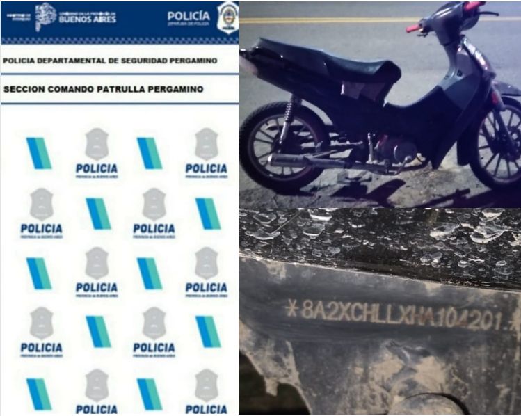 moto robada