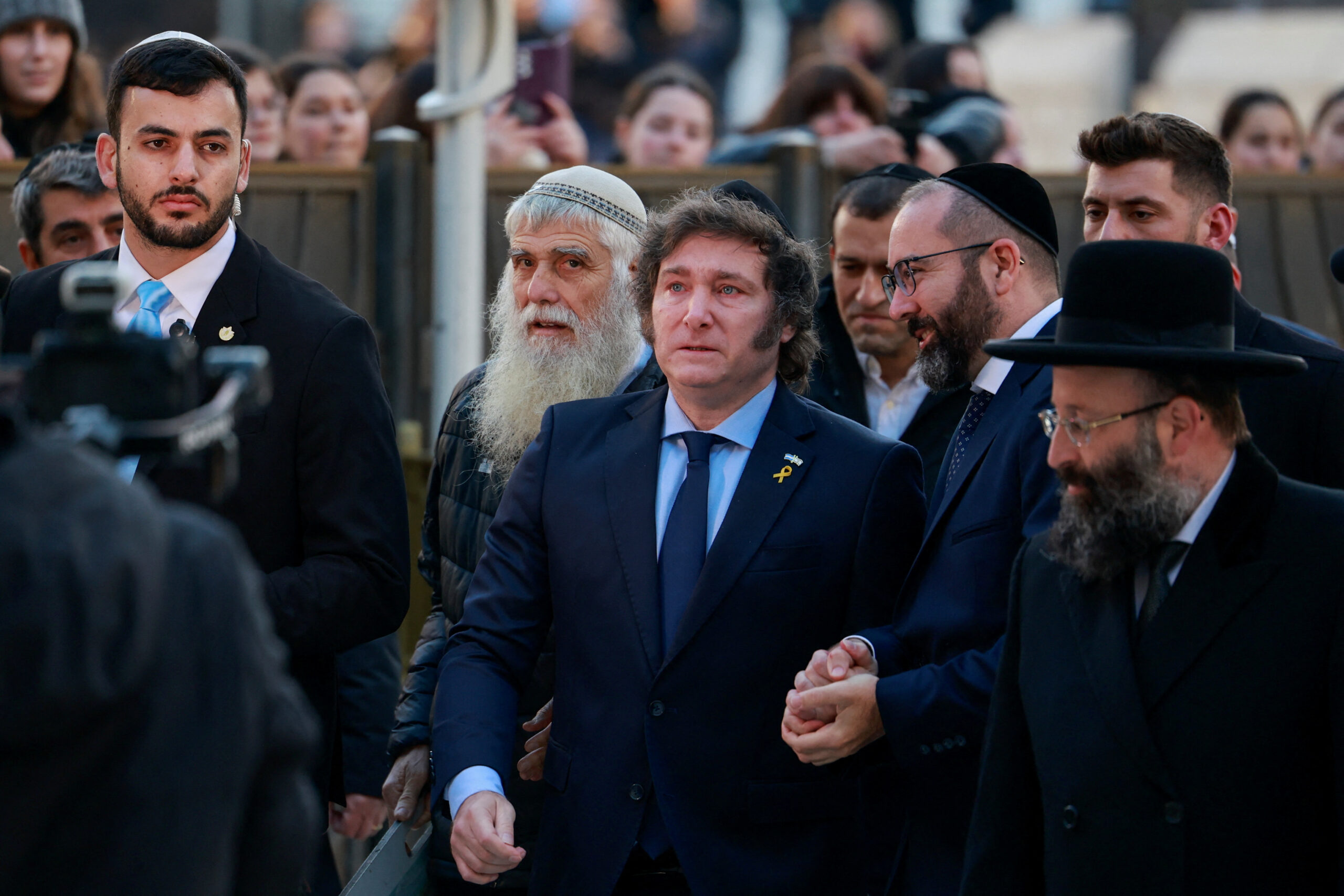 Argentina's President Javier Milei visits the Western Wall
