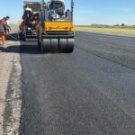 Pergamino – El Intendente recorrió la obra de repavimentación del Aeródromo 