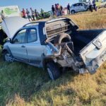 Dos vehículos colisionaron sobre la Ruta 8 