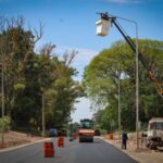 Pergamino – Luminarias LED: avanza la iluminación en Avenida de la Cruz Gorordo 