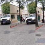 VIOLENCIA EN PLENO CENTRO: ATACÓ A PEDRADAS UN MÓVIL DE LA PATRULLA URBANA