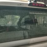 Pergamino: un piedrazo dañó la luneta de un móvil de la Patrulla Urbana en el barrio Solares 2