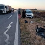FONTEZUELA: UN CAMIÓN EMBISTIÓ A DOS MOTOS EN LA RUTA 8 Y HAY TRES HERIDOS HOSPITALIZADOS