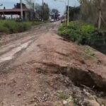 Pergamino-Denuncian el abandono de la obra en el arroyo Chu-Chu: «Dejaron todo a medio hacer y nadie se hace cargo»
